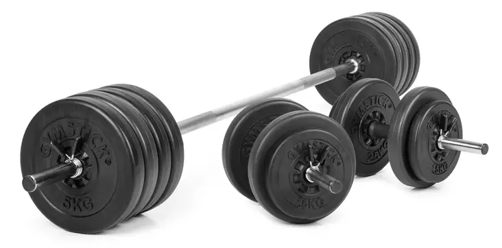 Gymstick vinyl viktset 60kg - Skivstänger och viktskivor - GS61210 - 6