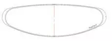 HJC Pinlock 120 Klart RPHA 31 HJ-39 - Visir - 631-23050 - 1