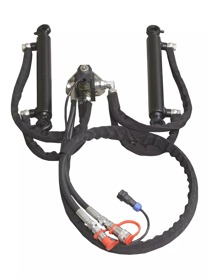 Hydraulisylinterisarja solenoidilla V-Auran kääntämiseen - Plog tillbehör - 7111860 - 1