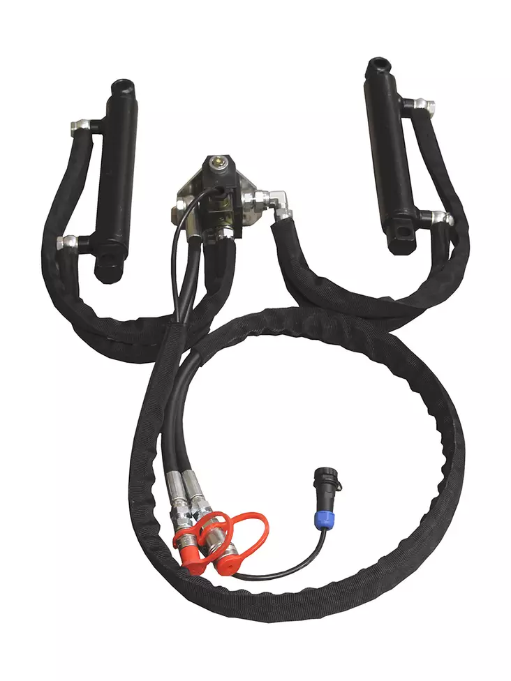 Hydraulcylindersats med solenoid för 1800 V-plogvridning - Plog tillbehör - 7111850 - 1