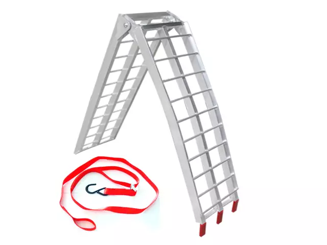 Hyper Lastramp ATV 30,5x226cm, bärförmåga 340 kg - MC Draglinor och transport produkter - 9-R-2500 - 1