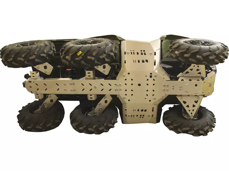 Alumiininen pohjapanssarisarja CanAM Outlander 6x6 450 - ATV aluminium hasplåtar - 0226200 - 1