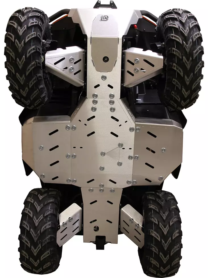 Iron Baltic aluminium hasplåtssats för CFMoto CForce 600/625 -2022 - ATV aluminium hasplåtar - 0227100 - 1