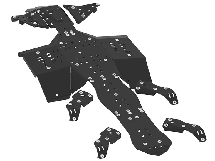 Can Am Outlander 6x6 pohjapanssari - ATV plast hasplåtar - 0225200 - 1