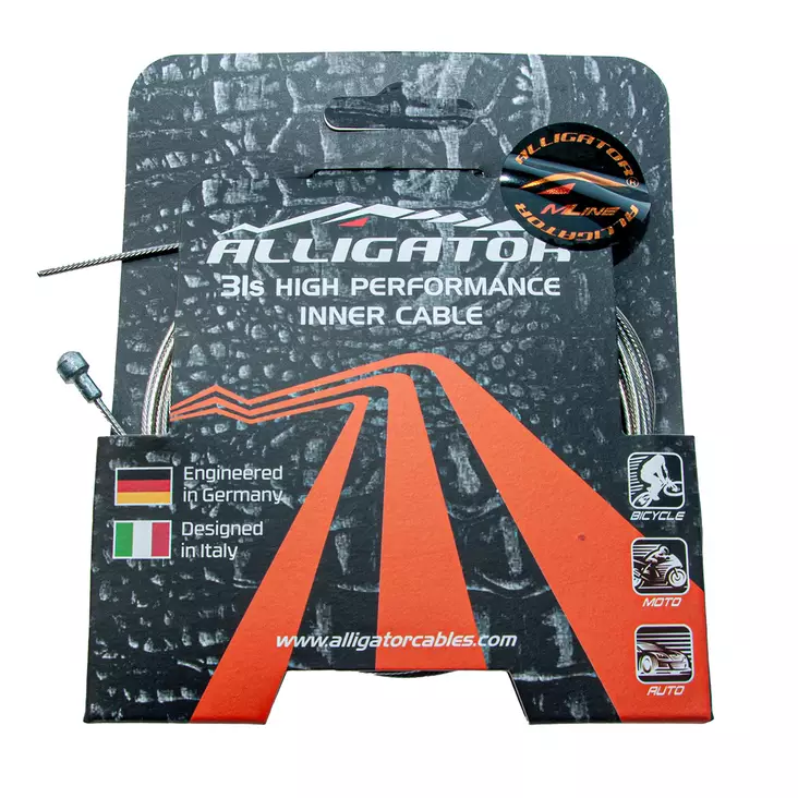 Bromswire ALLIGATOR Racer Slick, 1.5x1700mm - Bromsvajrar - 63100 - 1