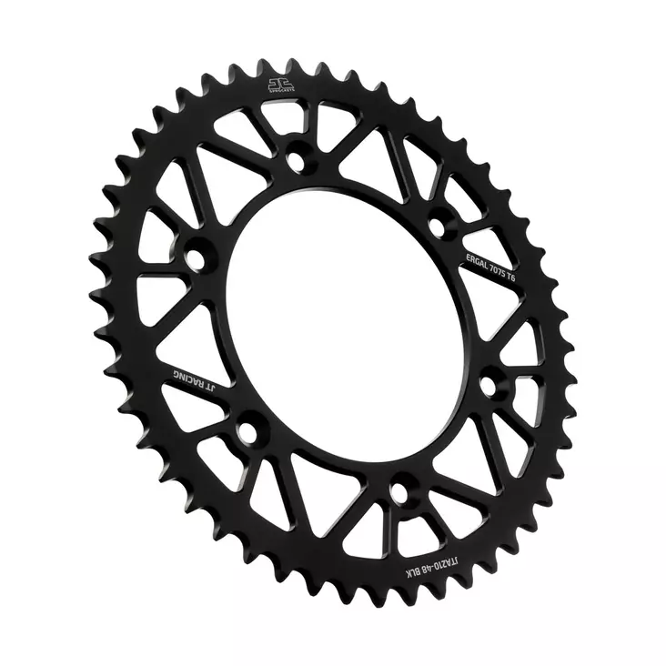 JT Bakdrev Aluminium 7075 T6 Svart JTA210.48BLK - Motocross bakdrev - 274-A210-48-0 - 1