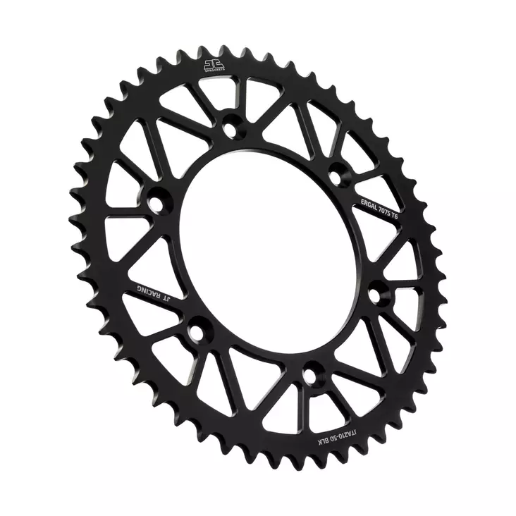 JT Bakdrev Aluminium 7075 T6 Svart JTA210.50BLK - Motocross bakdrev - 274-A210-50-0 - 1