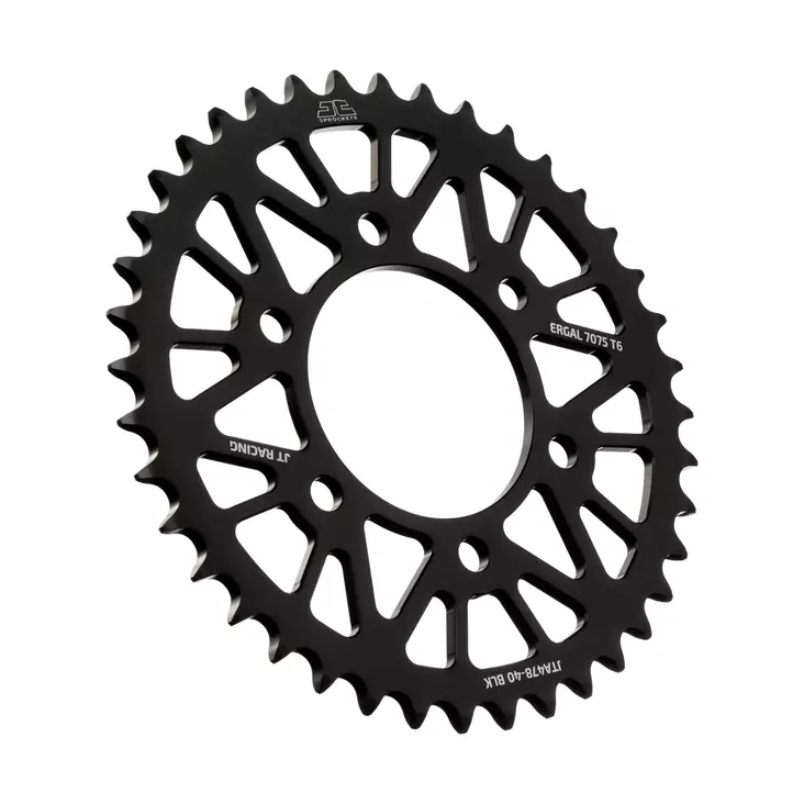 JT Bakdrev Aluminium 7075 T6 Svart JTA478.40BLK - Motocross bakdrev - 274-A478-40-0 - 1