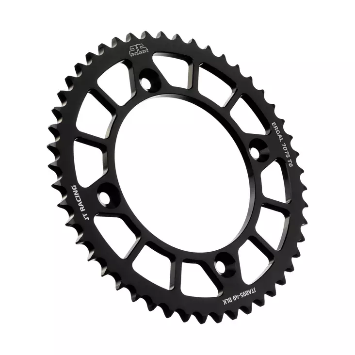 JT Bakdrev Aluminium 7075 T6 Svart JTA895.48BLK - Motocross bakdrev - 274-A895-48-0 - 1