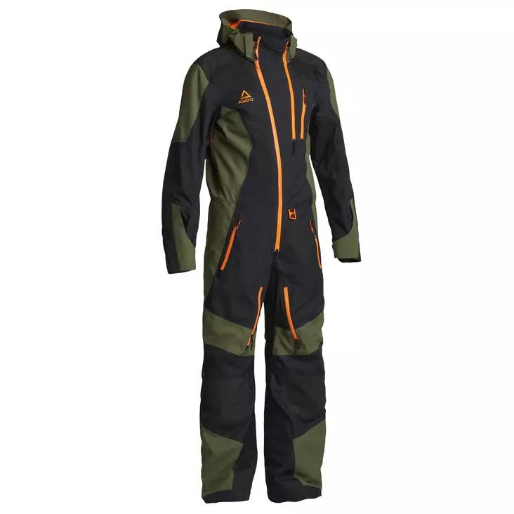 AMOQ Rocket skoteroverall, grön/svart/orange - Skoteroveraller - 645-22142578-0 - 1