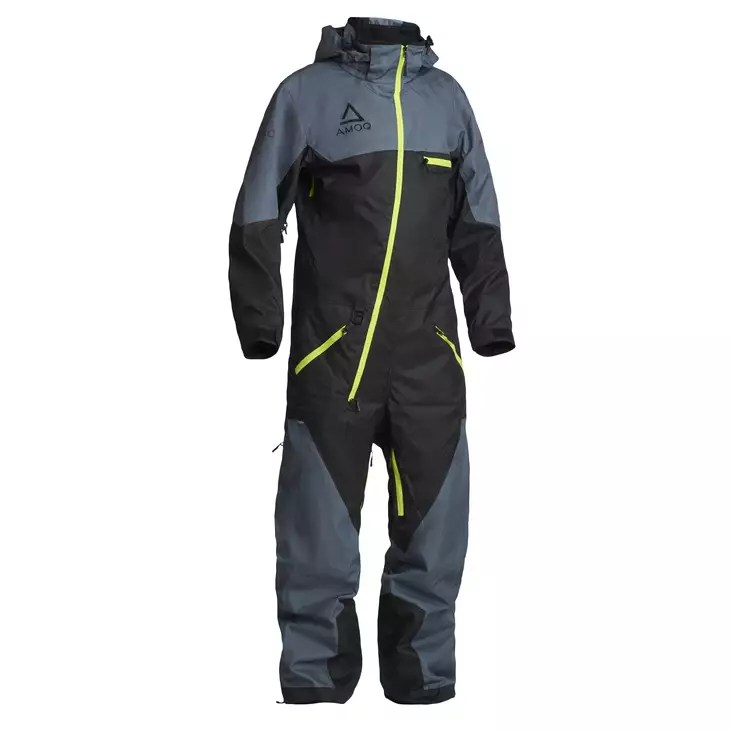AMOQ Void skoteroverall, svart/grå/gul - Skoteroveraller - 645-22140409-0 - 1