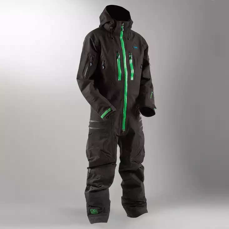 Skoteroverall Tobe Rex, svart/grön - Skoteroveraller - 632-9419-001-0 - 1