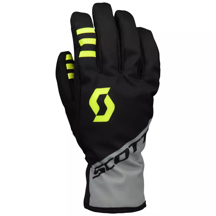 Handskar Scott Sport GTX, svart/grå/gul - Skoterhandskar - 626-2103-0 - 1
