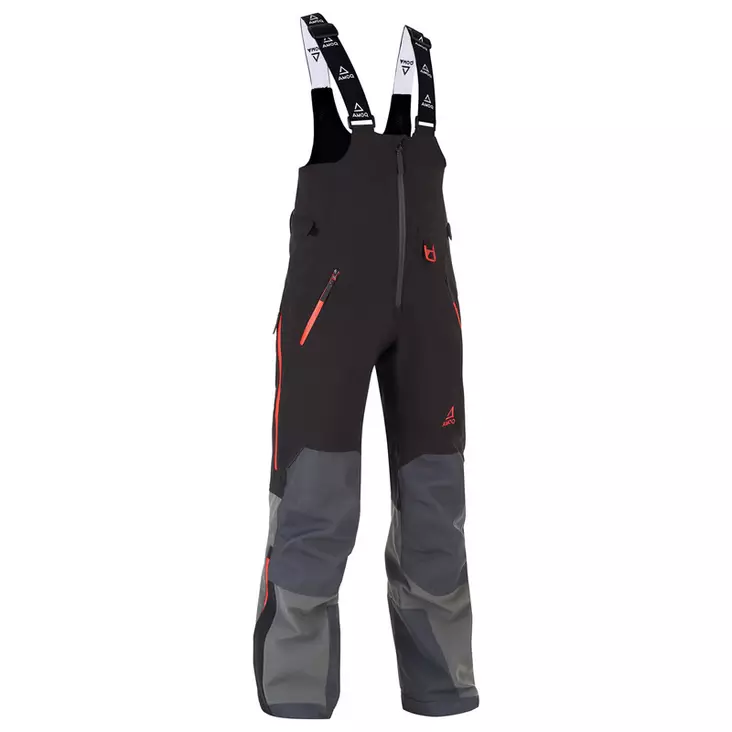 Skoterbyxor AMOQ Flex, svart/grå/röd - Skoterbyxor - 645-23080496-0 - 2