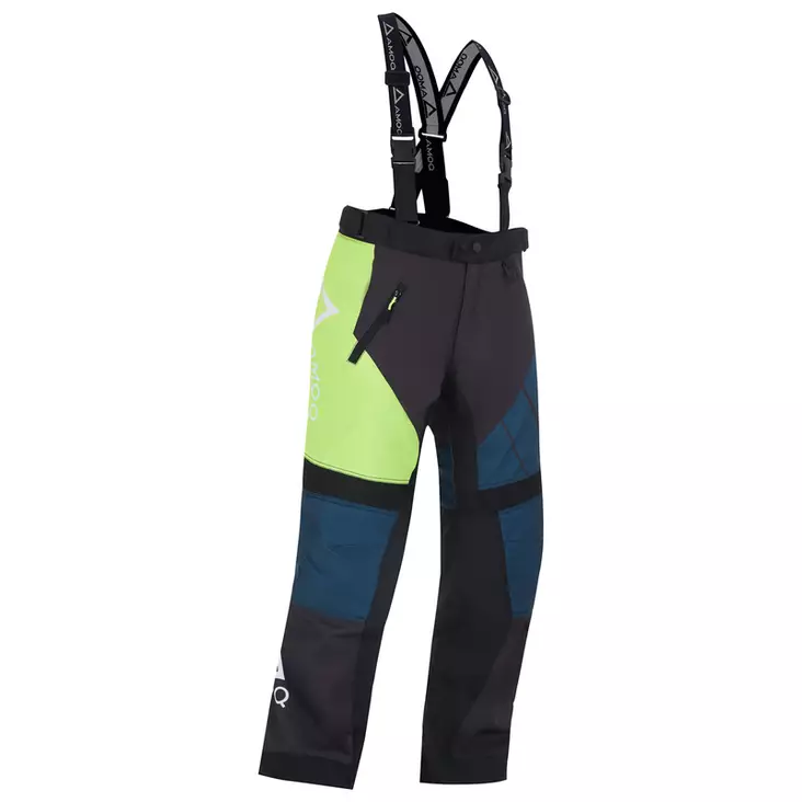AMOQ Snowcross skoterbyxor, svart/gul - Skoterbyxor - 645-22081504-0 - 1