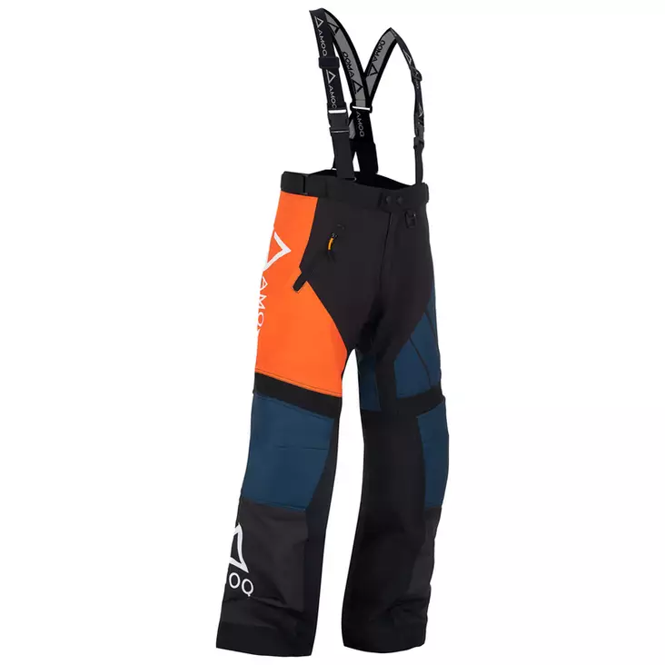 AMOQ Snowcross skoterbyxor, svart/orange - Skoterbyxor - 645-22081508-0 - 1