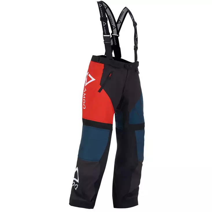 AMOQ Snowcross skoterbyxor, svart/röd - Skoterbyxor - 645-22081506-0 - 1