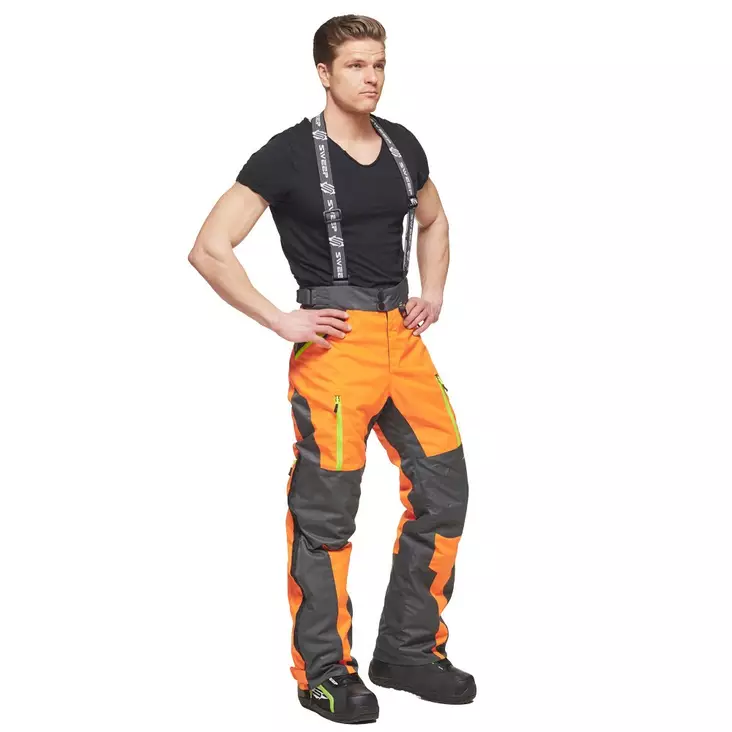 Sweep Rush snowmobile touring byxa, orange/grå - Skoterbyxor - 532-9030-0 - 1