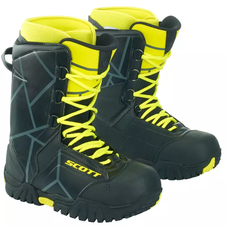 Skoterstövlar Scott X-Trax SMB, svart/gul - Skoterstövlar - 621-5909-40 - 1