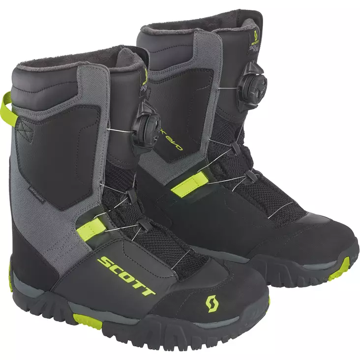 Skoterstövlar Scott SMB X-Trax Evo, svart/gul - Skoterstövlar - 621-2103-40 - 1