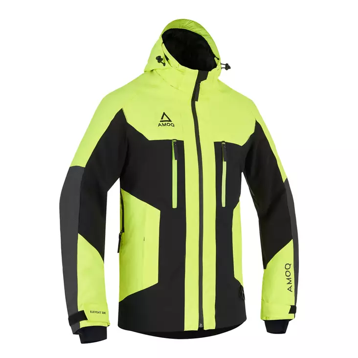 Skoterjacka AMOQ Aspect, svart/gul - Skoterjackor - 645-23060304-0 - 2