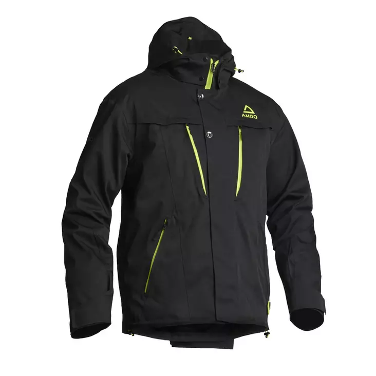 AMOQ Vernal skoterjacka, svart/gul - Skoterjackor - 645-22062304-0 - 1