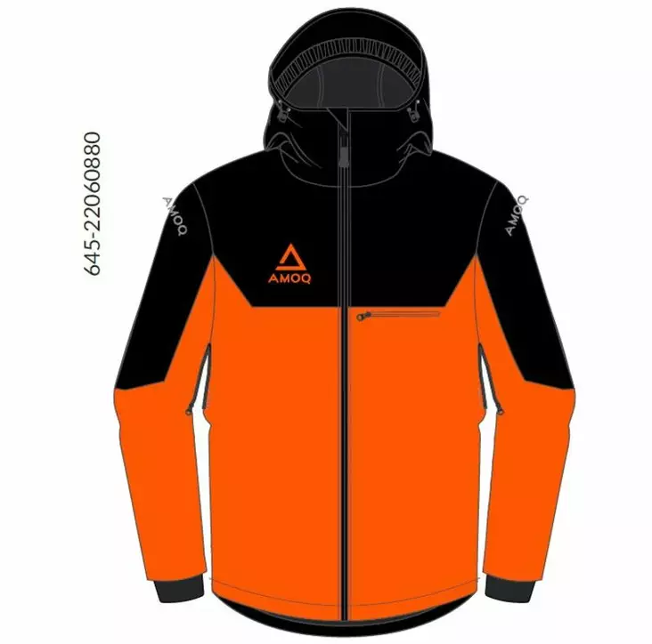 AMOQ Void skoterjacka, svart/orange - Skoterjackor - 645-22060880-0 - 1