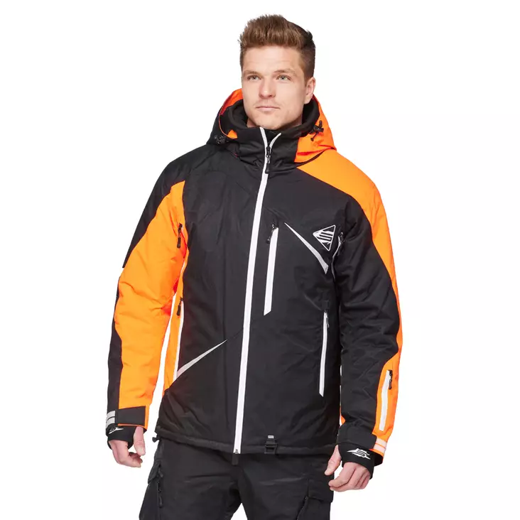 Skoterjacka Sweep Scout, svart/orange - Skoterjackor - 537-2031-0 - 1