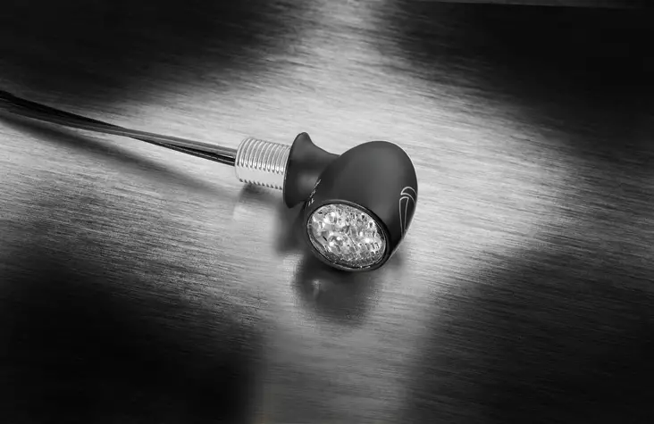 Kellermann Atto® DF black with clear glass - MC Blinkers - 152-156200 - 1