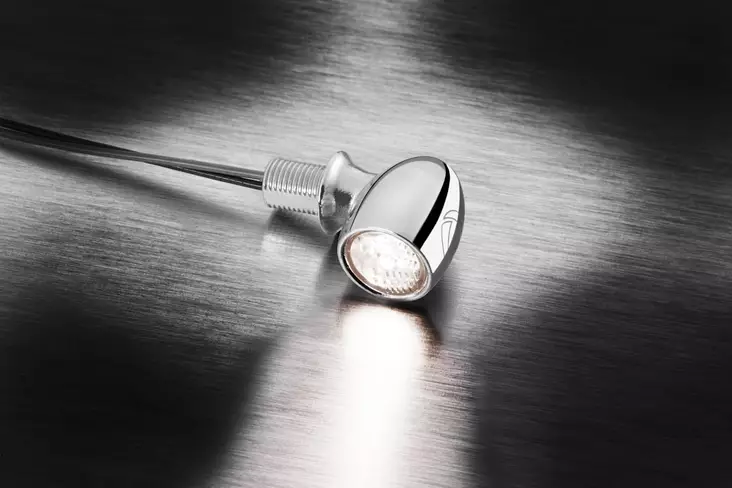 Kellermann Atto® WL chrome with clear glass - MC Blinkers - 152-154100 - 1