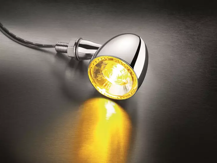 Kellermann Bullet 1000® Extreme chrome with clear glass - MC Blinkers - 152-182100 - 1