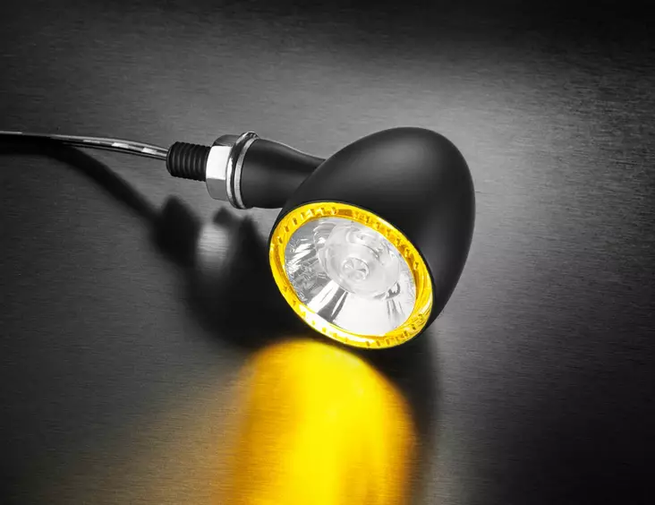 Kellermann Bullet 1000® PL black with clear glass - MC Blinkers - 152-181200 - 1