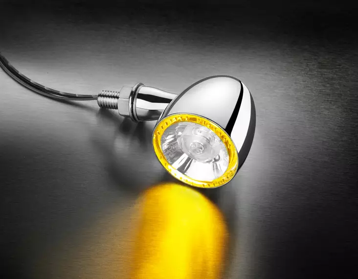 Kellermann Bullet 1000® PL chrome with clear glass - MC Blinkers - 152-181100 - 1