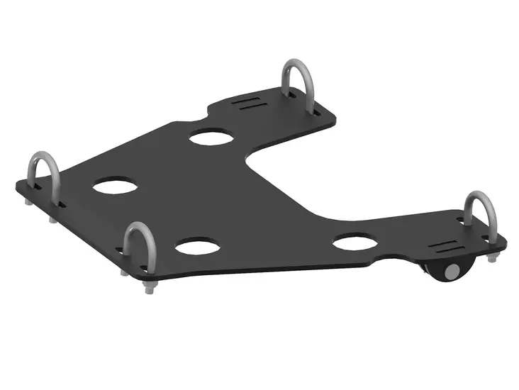 Mittenmonterad plogbladsfästningssats för Loncin XWolf 700/Goes XWolf 700 - ATV plogfästen - 0314100 - 1