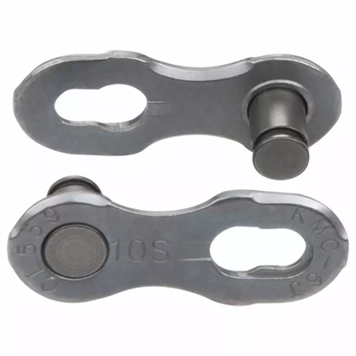 Kedjelås KMC 10NR, EPT, silver, 2st/förp - Elcykelkedjor - C10EPTNR0 - 1