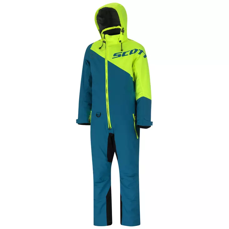 Skoteroverall Scott Dryo Junior, blå/gul - Skoterutrustning för barn - 623-2129-100 - 1