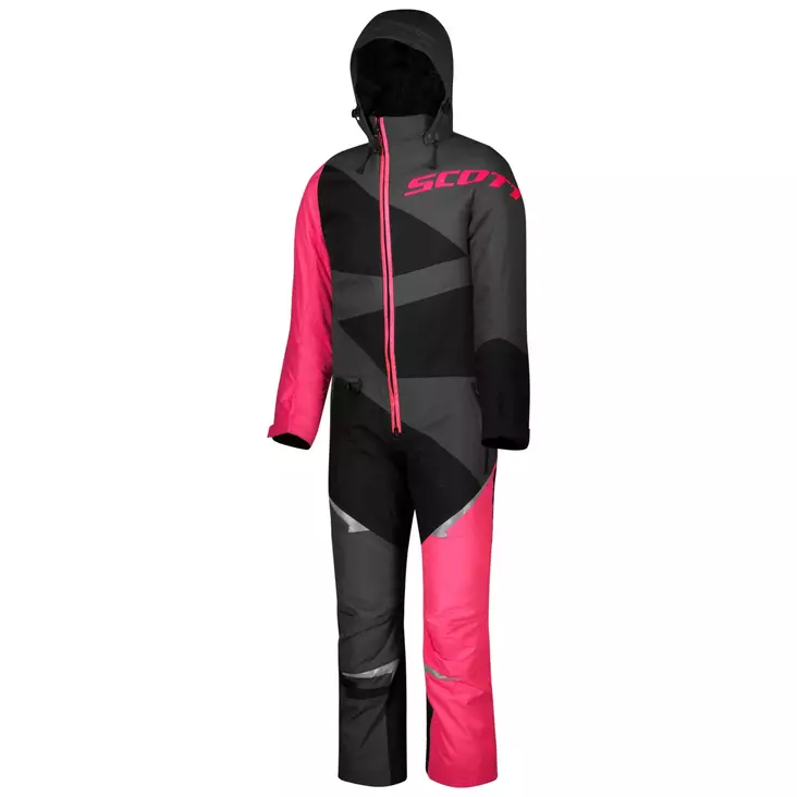 Skoteroverall Scott DP Junior, svart/rosa - Skoterutrustning för barn - 623-8049-100 - 1