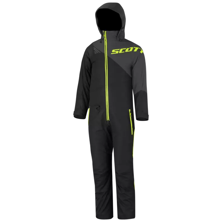 Skoteroverall Scott Dryo Junior, svart/gul - Skoterutrustning för barn - 623-2034-100 - 1