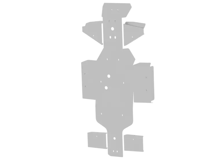 Skid plate full set (aluminium): Linhai 400 - ATV aluminium hasplåtar - 023550 - 1