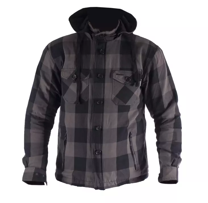 Bolt Wood Chopper Hoodie, grå - Aramid Kevlar XS - MC jackor - 633-32475-0 - 1