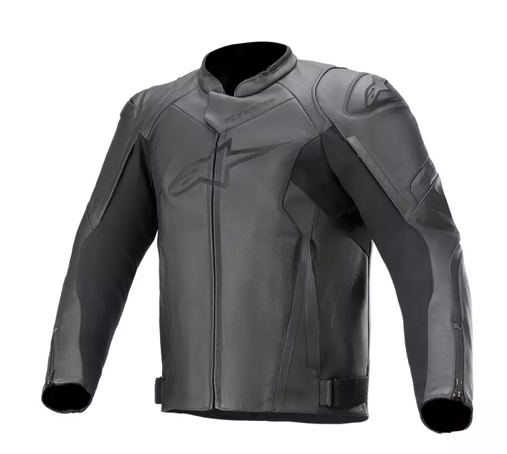 Skinnjacka Alpinestars Faster v2, svart - MC skinnjackor - D351650 - 1
