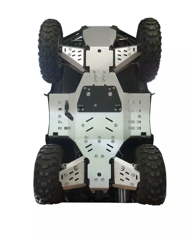 Skid plate full set (aluminium): Arctic Cat Limited: 550 / 700 / 700 MudPro - ATV aluminium hasplåtar - 02-11800 - 1