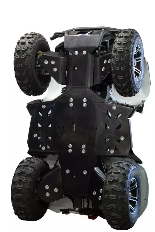 Iron Baltic hasplåt komplett sats Kawasaki KVF 750 - ATV plast hasplåtar - 02-1150 - 1