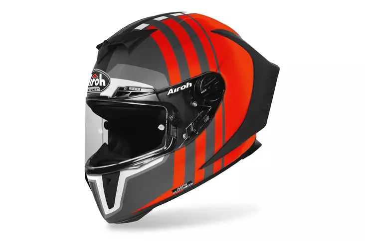 Motorcykelhjälm Airoh GP 550 S Skyline, matt orange - MC integralhjälmar - 57-20904-0 - 1