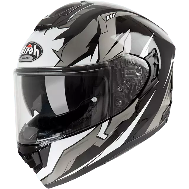 Integralhjälm Airoh St 501 bionic white gloss - MC integralhjälmar - 57-1957-0 - 1