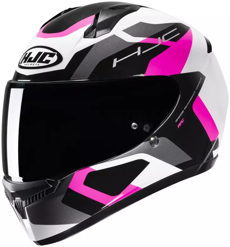 Motorcykelhjälm HJC C10 Tins, svart/rosa MC8 - MC integralhjälmar - 630-23110 - 1