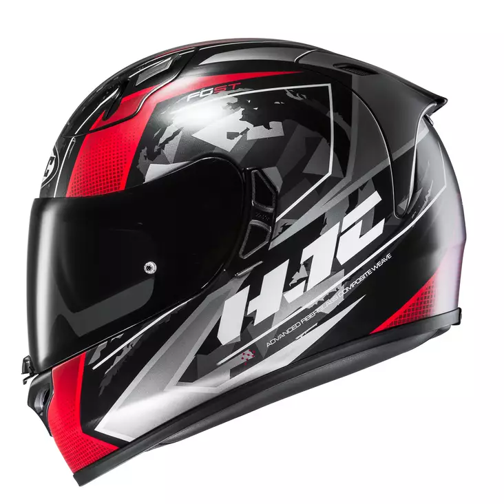 HJC FG-ST Kume MC1SF integralhjälm Grå/Röd - MC integralhjälmar - 630-1802-0 - 1