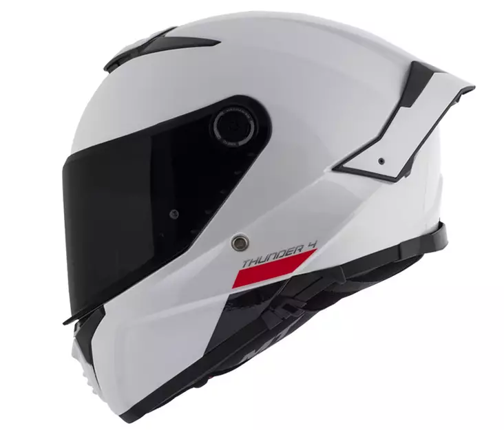 MT Thunder 4 SV vit - MC integralhjälmar - 1308000000 - 1