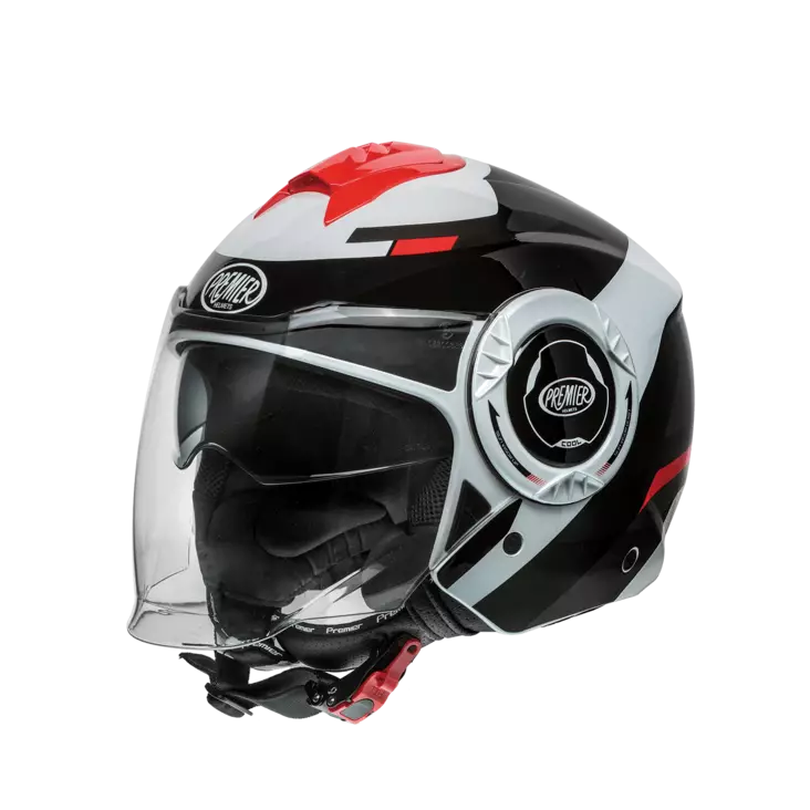 Motorcykelhjälm Premier Cool EVO OPT 2 - MC öppningsbara och öppna hjälmar - 647-23073-0 - 1