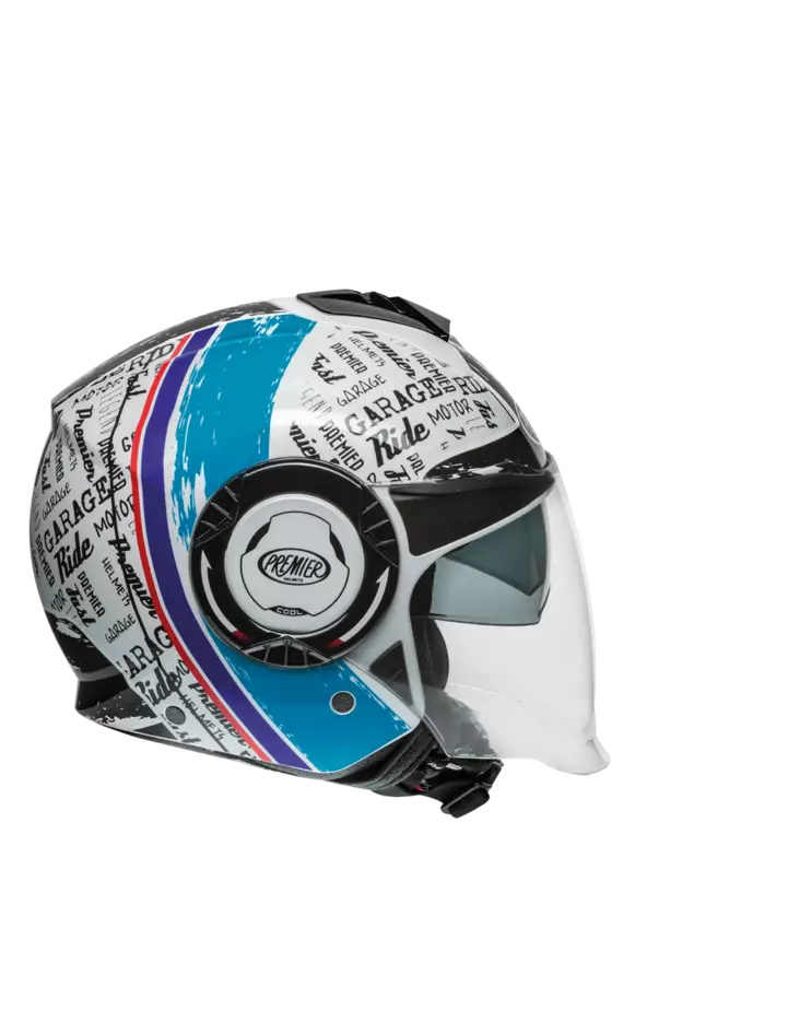 Motorcykelhjälm Premier Cool RD 12 - MC öppningsbara och öppna hjälmar - 647-21053-0 - 1